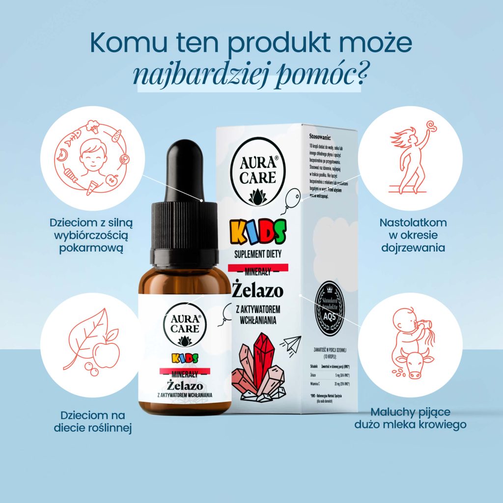 Żelazo dla dzieci na odporność i zdrowie organizmu