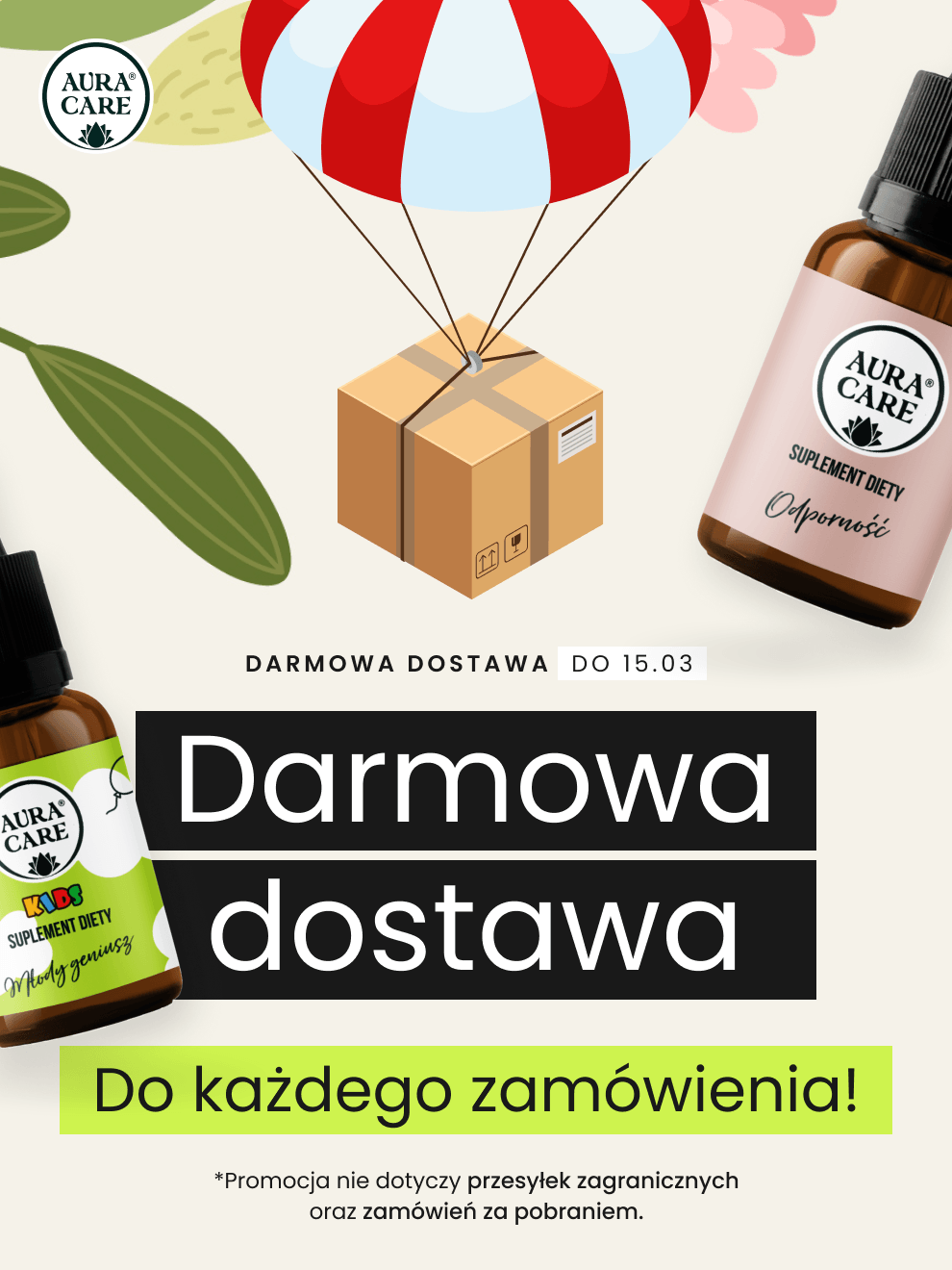 Darmowa dostawa Aura Care