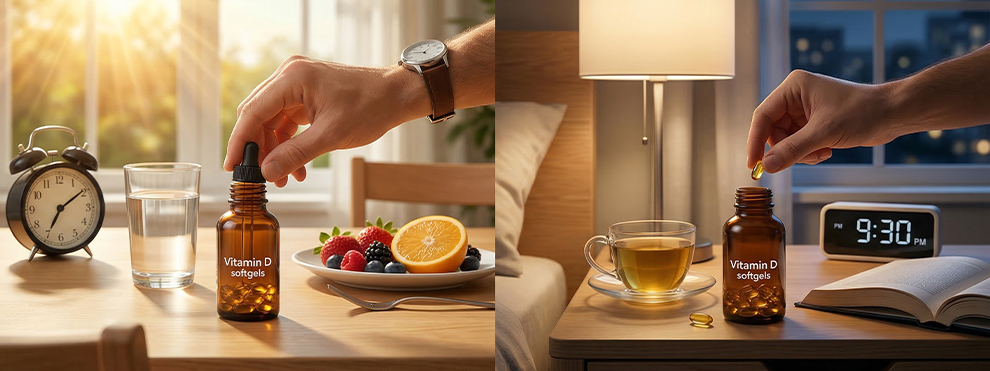 Kiedy brać witaminę D – rano czy wieczorem?