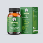 Chlorella - Bioaktywna forma HHP™ Oczyszczanie organizmu, wsparcie jelit i naturalnej odporności  Superfood Aura Care | 56 porcji