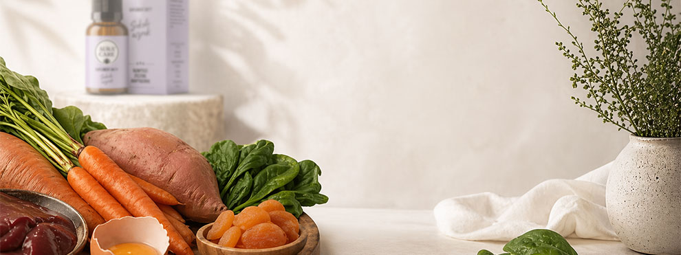 Witamina A – objawy niedoboru, źródła, właściwości