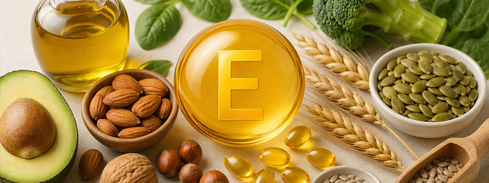 Witamina E – właściwości, źródła, objawy i skutki niedoboru