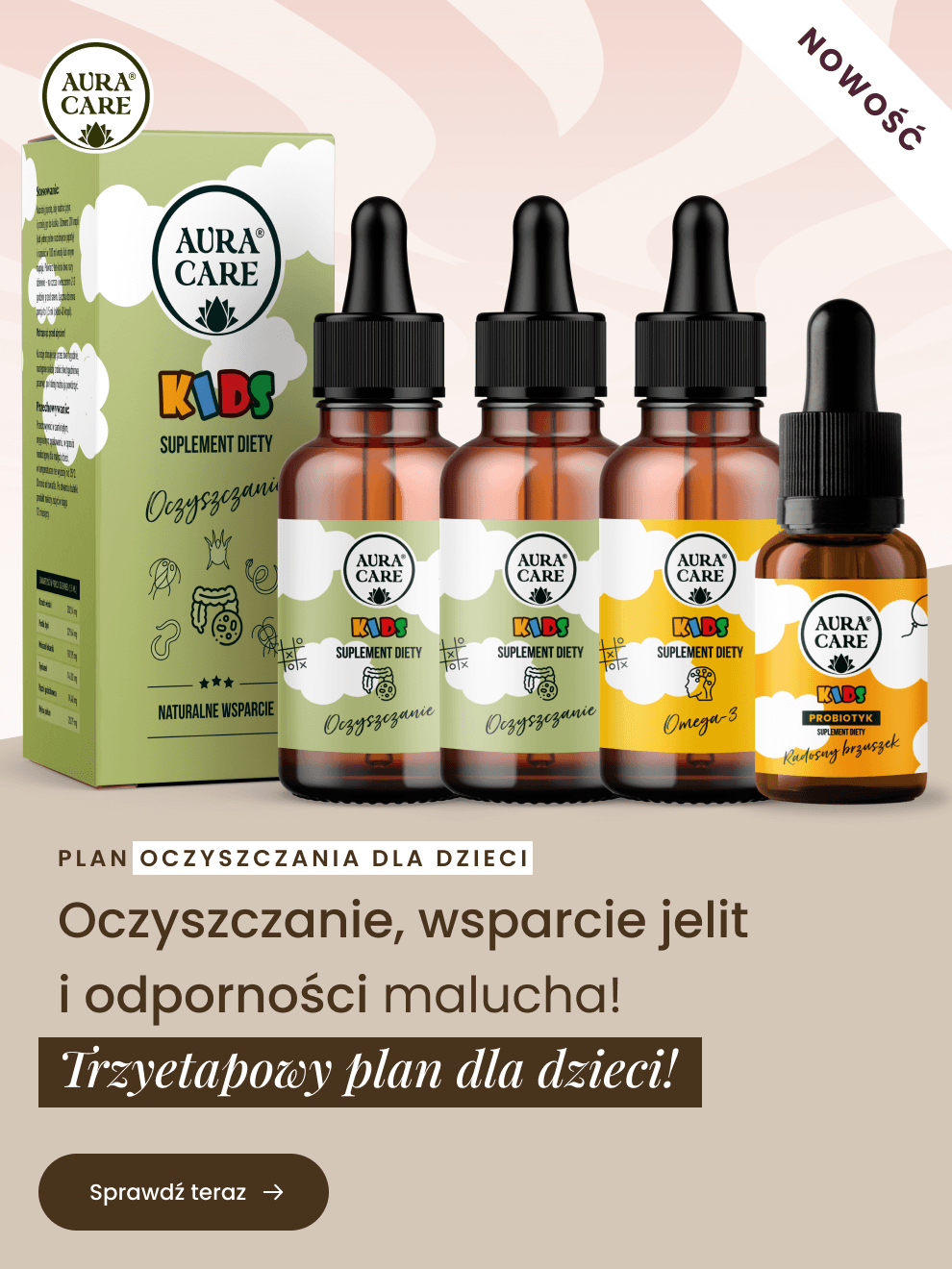 Zestaw oczyszczanie dla dzieci | Aura Care