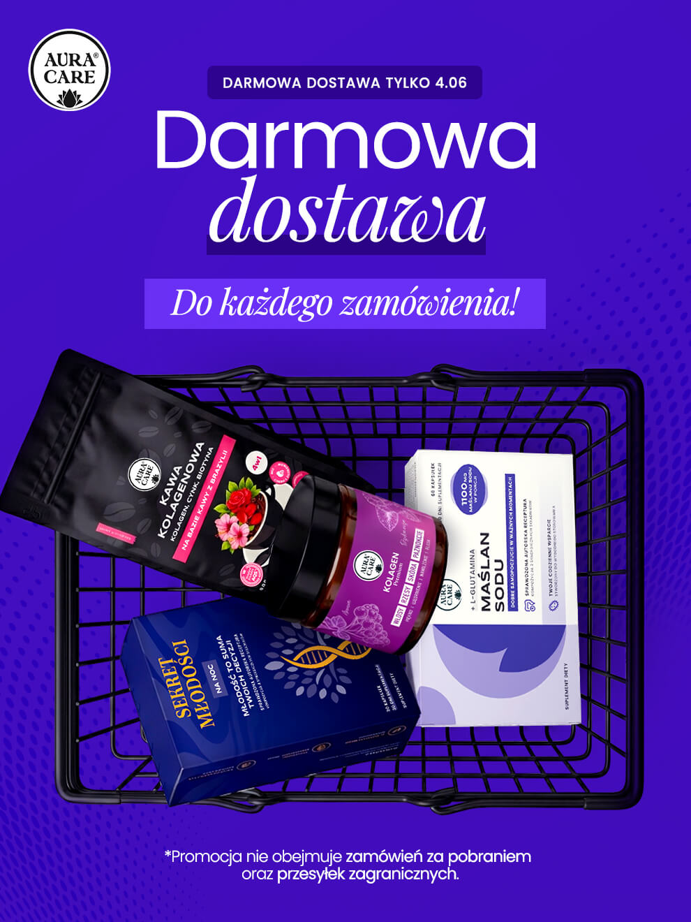 Darmowa dostawa - Aura Care