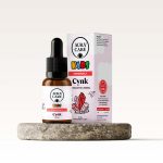 Cynk w kroplach dla dzieci Glukonian cynku o naturalnym smaku pomarańczowym Minerały od Aura Care | 15 ml