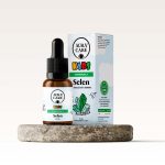 Selen w kroplach dla dzieci Wodna formuła bez alkoholu z naturalnym aromatem pomarańczowym Minerały Aura Care | 15 ml